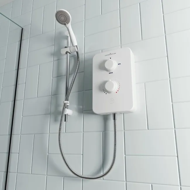 Gainsborough Slim Duo Electric Shower White 8.5kW