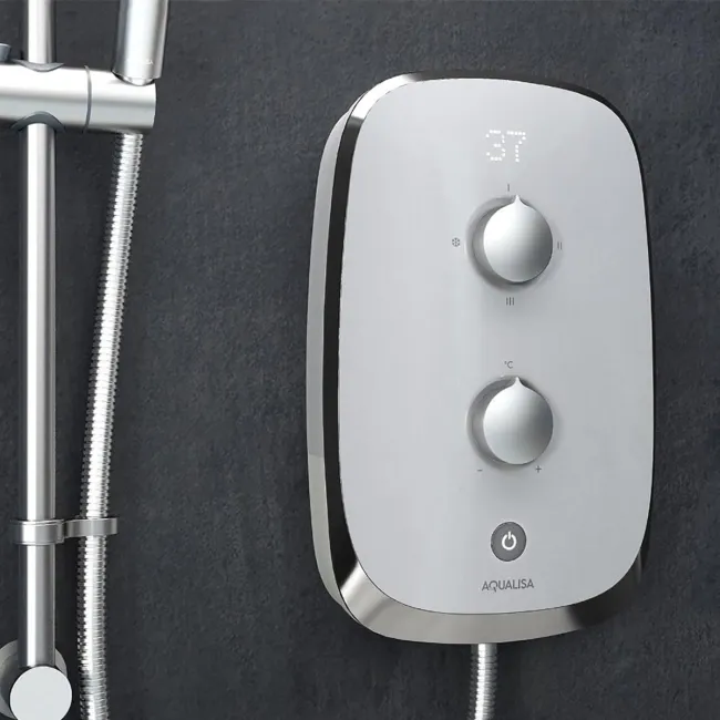 Aqualisa eMOTION Electric Shower - 10.5KW - Arctic White