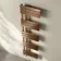 Seville Brushed Copper Designer Flat Panel Heated Towel Rail 1600x450mm