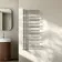 Cannes Chrome Designer Heated Towel Rail 1200x500mm