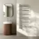 Cannes Chrome Designer Heated Towel Rail 1200x500mm