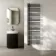Cannes Matt Black Designer Heated Towel Rail 1600x500mm