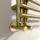 Cannes Brushed Brass Designer Heated Towel Rail 800x500mm