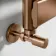 Santorini Brushed Copper Flat Panel Heated Towel Rail 1600x450mm