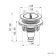 Detroit Brushed Gunmetal Round Push Button for Cable Operated Concealed Cistern - Dia.48mm