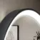 Libby Matt Black Round Illuminated LED Mirror 780mm