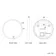 Libby Brushed Brass Round Illuminated LED Mirror 780mm
