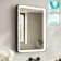 Libby Matt Black Illuminated LED Mirror 800x600mm