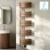 Seville Electric Brushed Copper Designer Flat Panel Heated Towel Rail 1600x450mm