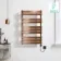 Santorini Electric Brushed Copper Flat Panel Heated Towel Rail 1000x600mm