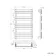 Santorini Electric Brushed Copper Flat Panel Heated Towel Rail 1000x600mm