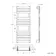 Santorini Electric Brushed Copper Flat Panel Heated Towel Rail 1200x450mm
