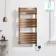 Santorini Electric Brushed Copper Flat Panel Heated Towel Rail 1200x600mm