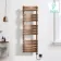 Santorini Electric Brushed Copper Flat Panel Heated Towel Rail 1400x450mm
