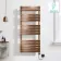 Santorini Electric Brushed Copper Flat Panel Heated Towel Rail 1400x600mm