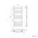 Santorini Electric Brushed Copper Flat Panel Heated Towel Rail 1400x600mm
