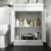 Avon Gloss White Combination Vanity Basin and Miami Toilet 1100mm