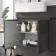 Foster Tungsten Grey Basin Vanity with Marble Top & Back To Wall Unit 1200mm - Excludes Toilet