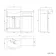 Capri Navy Blue Basin Vanity and Back To Wall Unit 1050mm (Excludes Toilet) - Chrome Handles