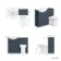Capri Navy Blue Combination Vanity Basin and Aruba Toilet 1050mm - Chrome Handles