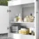 Mersey Gloss White Vanity 800mm - Excludes Counter Top Basin