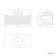 Sorrento Fluted Coastal White Wall Hung Drawer Vanity with Marble Top & Nevis Basin 1000mm