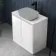 Corsica Gloss White Vanity with Marble Top 800mm - Excludes Counter Top Basin