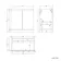 Corsica Gloss White Vanity with Marble Top 800mm - Excludes Counter Top Basin
