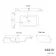 Maru Walnut Wood Grain Vanity Unit & Matt White Stone Basin 800mm