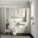 Monaco Chalk White Basin Vanity And Back To Wall Toilet Unit 1200mm