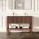 Maru Walnut Carrara Marble Vanity Unit & Undermount Basin 1200mm