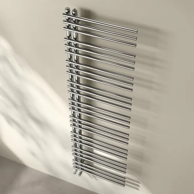 Cannes Chrome Designer Heated Towel Rail 1600x500mm