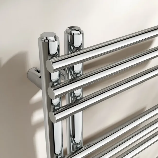 Cannes Electric Chrome Designer Heated Towel Rail 1600x500mm