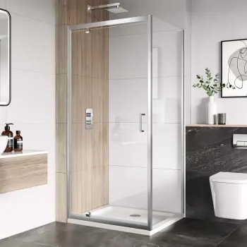 London 6mm Pivot Shower Enclosure 900x760mm