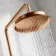 Corrib Premium Brushed Copper Round Thermostatic Shower Set