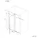 Cologne Brushed Gunmetal Easy Clean 8mm Hinged Shower Door 1500mm