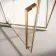 Cologne Brushed Copper Easy Clean 8mm Hinged Shower Door 1400mm
