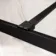 Antwerp Matt Black Framed Easy Clean 8mm Wet Room Shower Glass Panel 1200mm