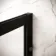 Antwerp Matt Black Framed Easy Clean 8mm Wet Room Shower Glass Panel 1200mm