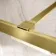 Antwerp Brushed Brass Framed Easy Clean 8mm Wet Room Shower Glass Panel 800mm