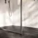 Antwerp Brushed Gunmetal Framed Easy Clean 8mm Wet Room Shower Glass Panel 1200mm