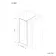 Antwerp Brushed Gunmetal Framed Easy Clean 8mm Wet Room Shower Glass Panel 1200mm