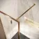 Antwerp Brushed Copper Framed Easy Clean 8mm Wet Room Shower Glass Panel 800mm