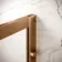 Antwerp Brushed Copper Framed Easy Clean 8mm Wet Room Shower Glass Panel 1000mm