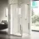 Cologne Stainless Steel Easy Clean 8mm Hinged Shower Enclosure 1100x800mm