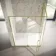 Cologne Brushed Brass Easy Clean 8mm Hinged Shower Enclosure 1400x800mm