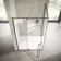 Cologne Brushed Gunmetal Easy Clean 8mm Hinged Shower Enclosure 1200x800mm