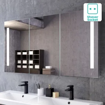 Emielia Illuminated LED Mirror Cabinet 650x1200mm