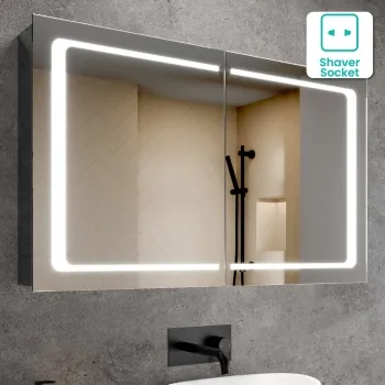 Arabella Illuminated LED Mirror Cabinet 600x1000mm