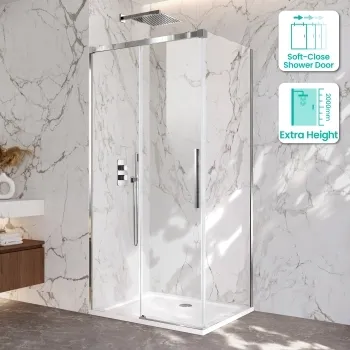 Lisbon 8mm Sliding Shower Enclosure 1100x800mm